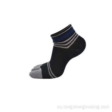 Cinco calcetines con calcetines tridimensinales para hombres